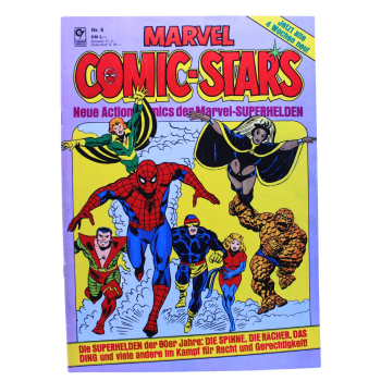 Marvel Comic-Stars Nr. 6 (1981) Condor Verlag | Das Ding, Hulk, Spider-Man & X-Men | Hoppla Stuff